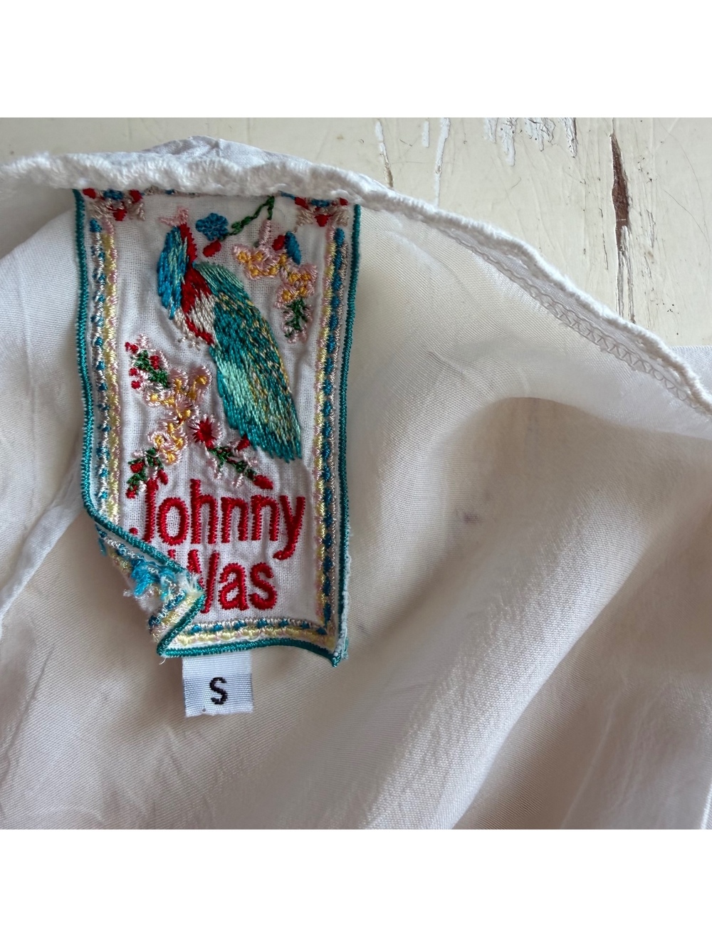 Johnny Was White Embroidered Tunic Size S - Picture 4 of 4